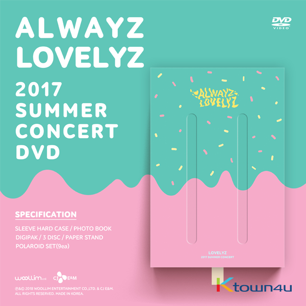新品未開封 ◆ LOVELYZ 2017サマコン 【ALWAYS】韓国盤3DVD cn.ktown4u.com : [DVD] Lovelyz - Lovelyz 2017 summer concert