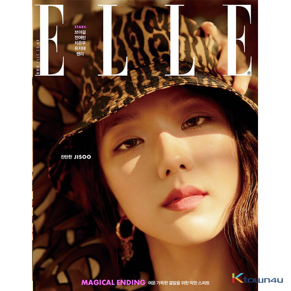 ELLE KOREA BLACKPINK JISOO 雑誌 2019年 12月号 cn.ktown4u.com : 【杂志】ELLE 2019.12 B Type (BLACKPINK : JISOO)