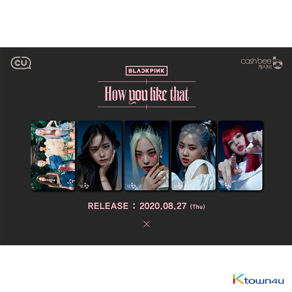 cn.ktown4u.com : BLACKPINK - cashbee交通卡(JENNIE Ver. 限量版)