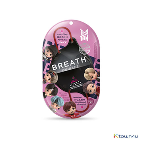 cn.ktown4u.com : [BREATH] TinyTAN 5层layer 口罩(3color)