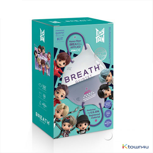cn.ktown4u.com : [BREATH] TinyTAN 5层layer 口罩盒装(3color)+