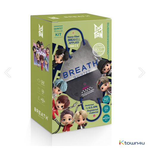 cn.ktown4u.com : [BREATH] TinyTAN 5层layer 口罩盒装(3color)+