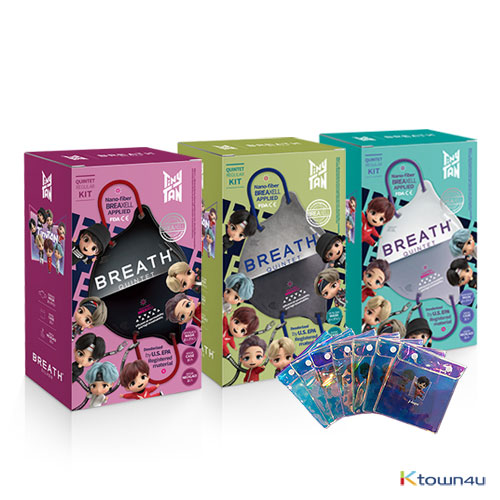 cn.ktown4u.com : [BREATH] TinyTAN 5层layer 口罩盒装(3color)+