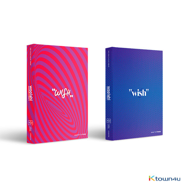 cn.ktown4u.com : [2CD 套装] woo!ah! - 单曲专辑3辑[WISH] (HOPE Ver