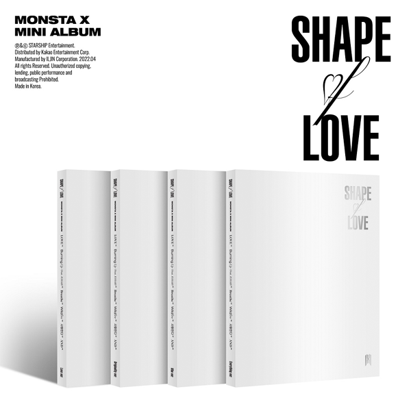 [全款 裸专] MONSTA X - 迷你专辑 11辑 [SHAPE of LOVE]_IM任昌均吧