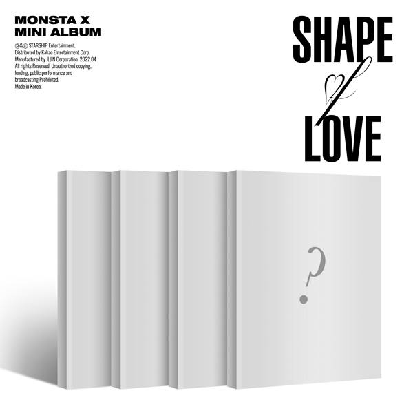 [全款 裸专][视频签售活动] MONSTA X - 迷你专辑 [SHAPE of LOVE] (随机版本)_ jooheonbar_李周宪吧