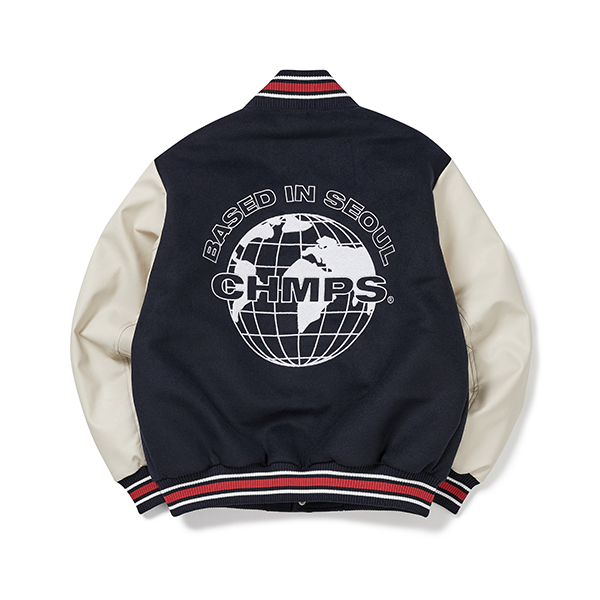 モンエク着用●BORN CHAMPS●CHMPS WOOL VARSITY JACKET 韓国発 cn.ktown4u.com : (JOOHONEY 2types Gifts) CHMPS Wool Varsity