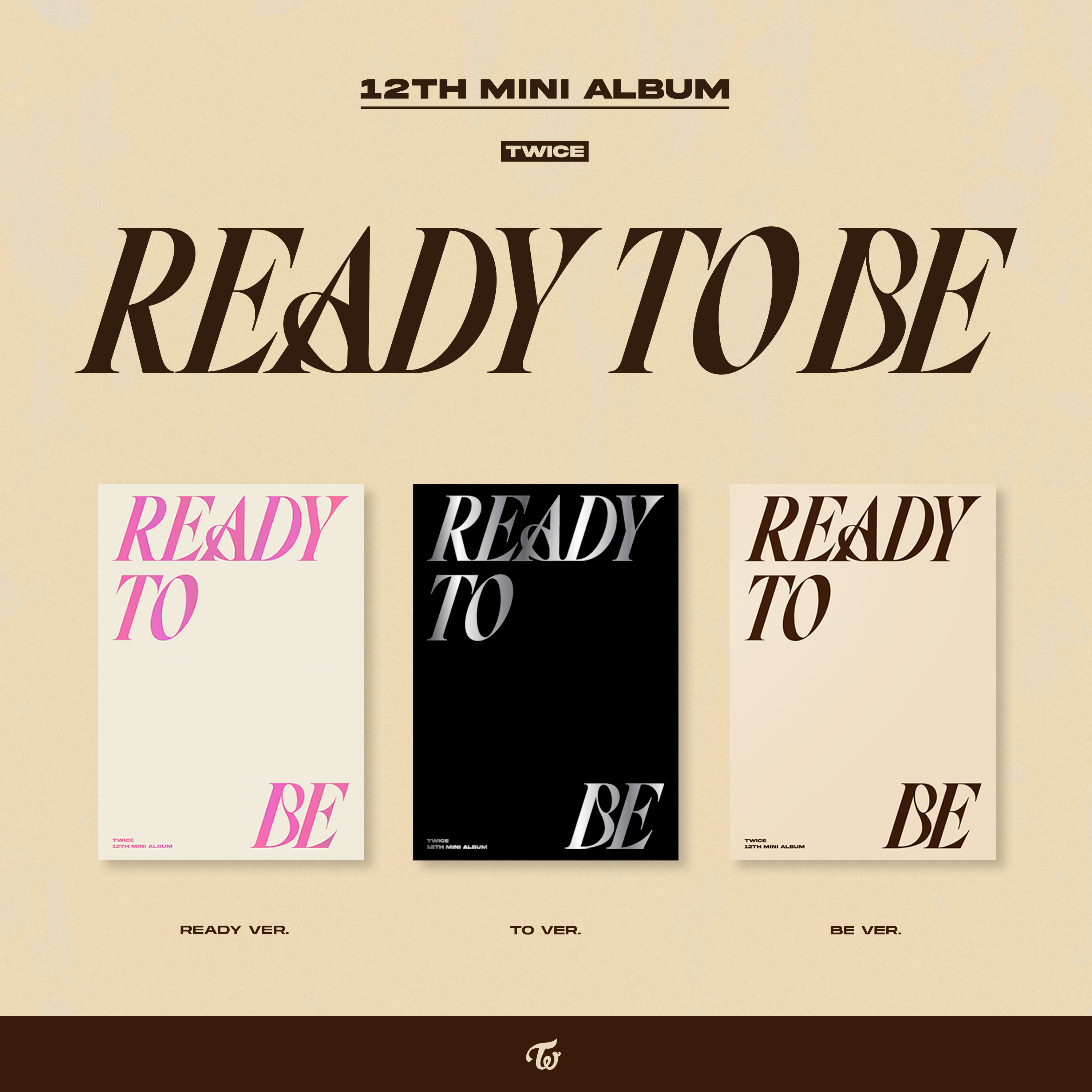 cn.ktown4u.com : [全款普通特典专] TWICE - 迷你专辑12辑[READY TO BE 