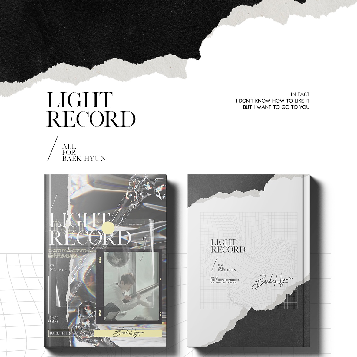 [全款 边伯贤语录册] [买多张发不同的封面] BAEK HYUN - Mini Album Vol.3 [Bambi] _边伯贤吧 