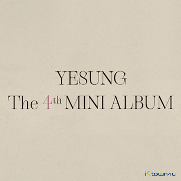 [全款 裸专] YESUNG - Mini Album Vol.4 [Beautiful Night]_Mr cloud打榜组 