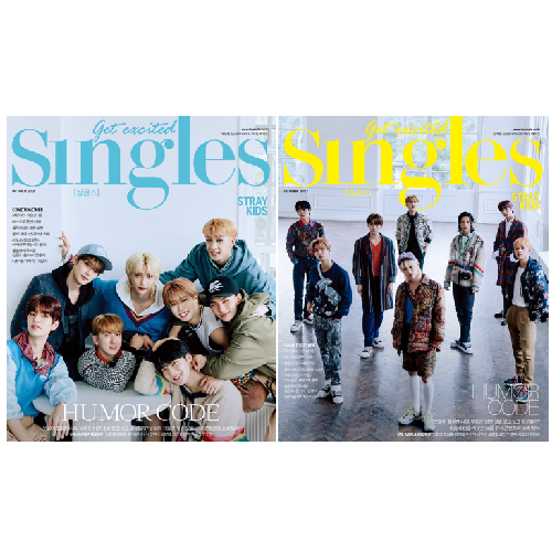 [全款] Singles 2021.10 (Cover : Stray Kids)_Courageous_黄铉辰Hyunjin吧