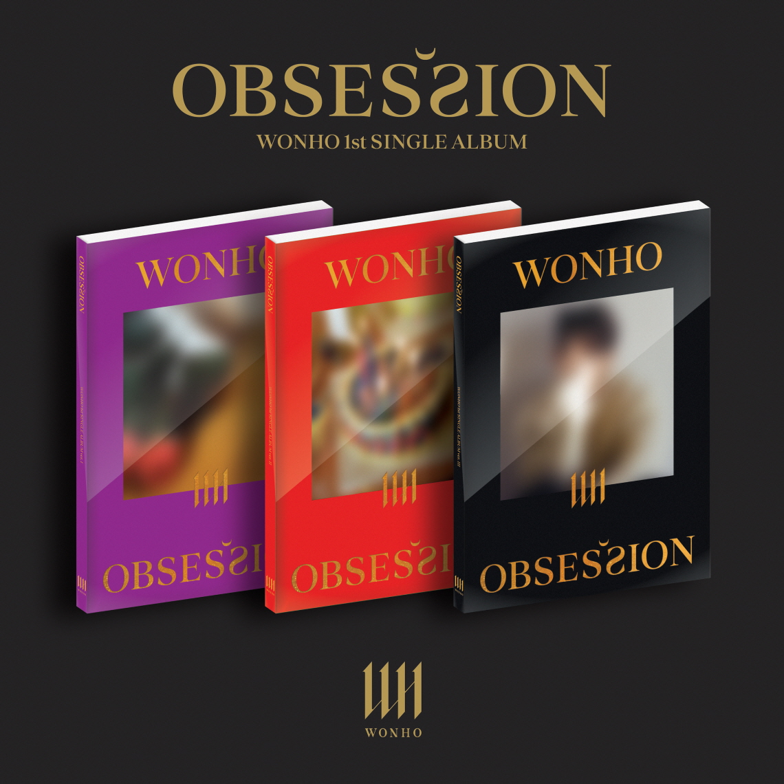 [全款 裸专] WONHO - 单曲专辑 Vol.1 [OBSESSION]_WholeHearted李虎锡热血站