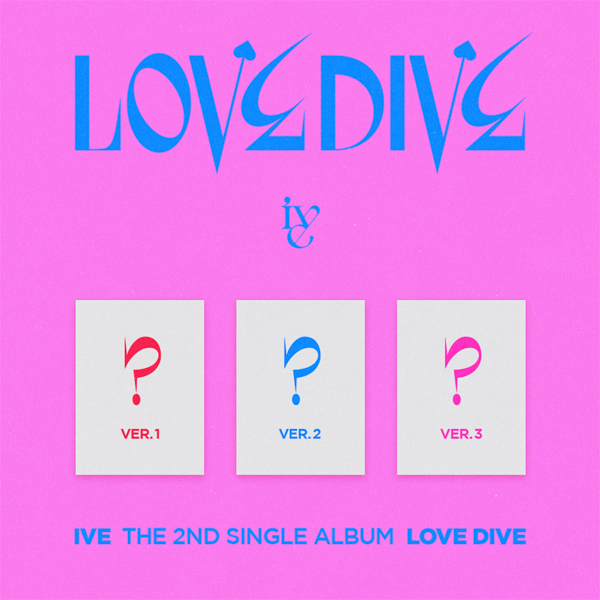 [全款 特典专] [活动商品] IVE - The 2nd 单曲专辑 [LOVE DIVE] (随机版本)*购买多张尽量发不同版本_张元英中文首站