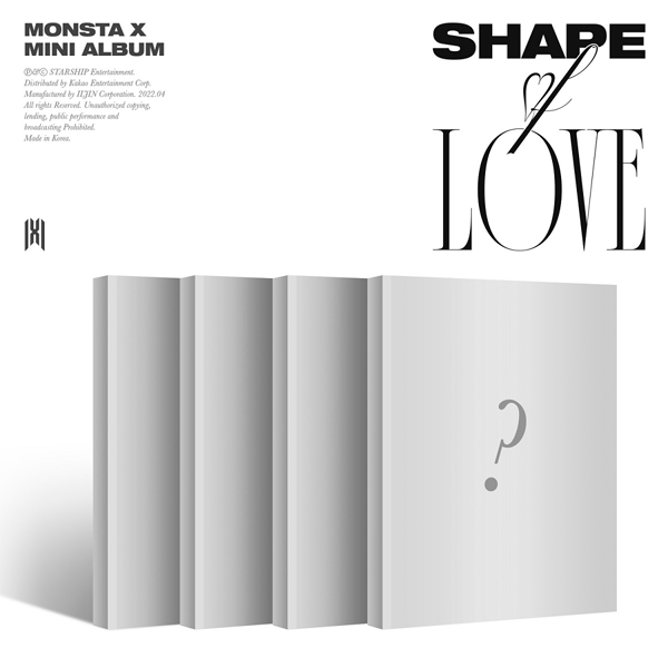 [全款 裸专][视频签售活动] MONSTA X - 迷你专辑 [SHAPE of LOVE] (随机版本)_Trespass_MonstaX资讯博