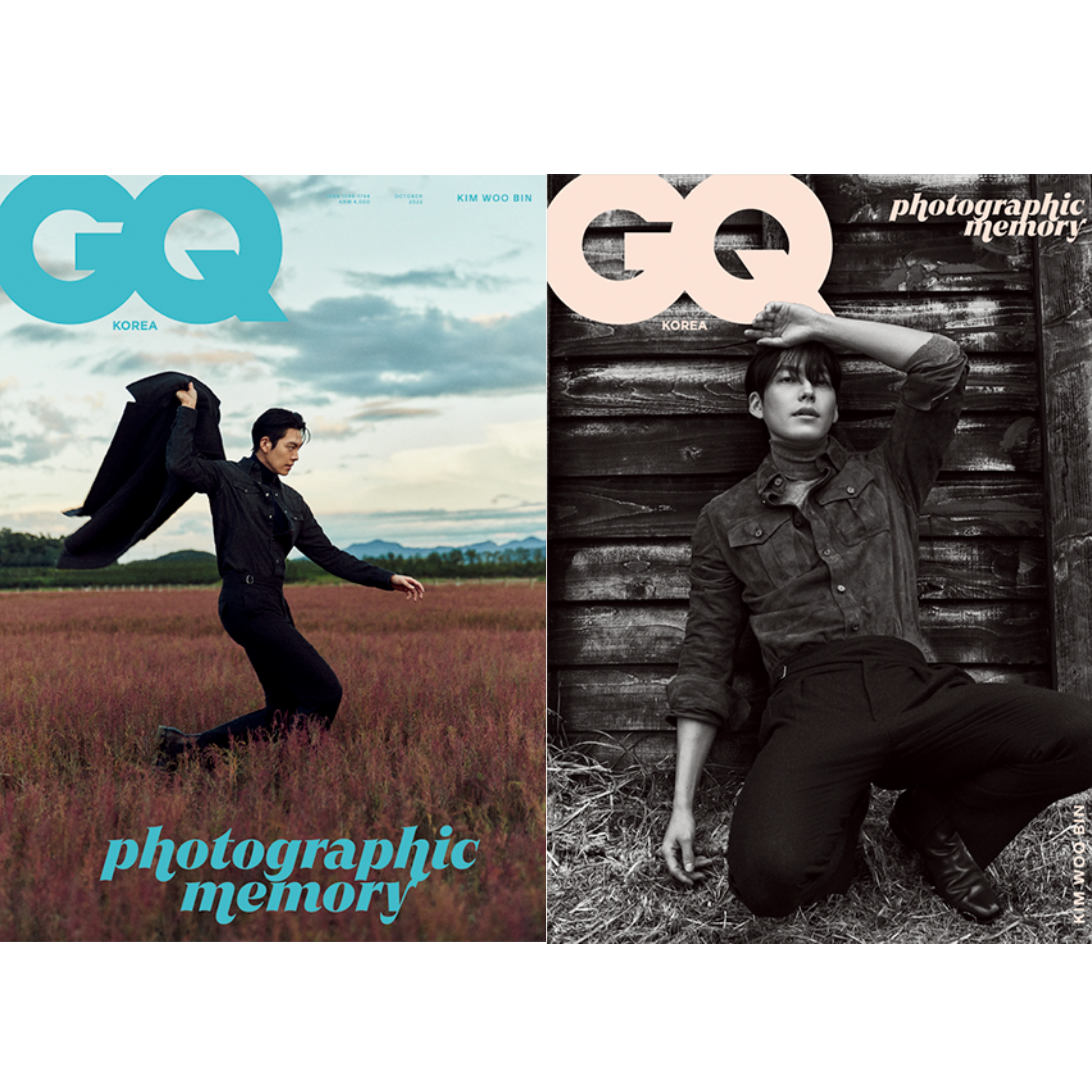 [全款] GQ KOREA 10 (Cover : Kim Woo Bin / Content : Kim Woo Bin, NewJeans)_indie散粉团