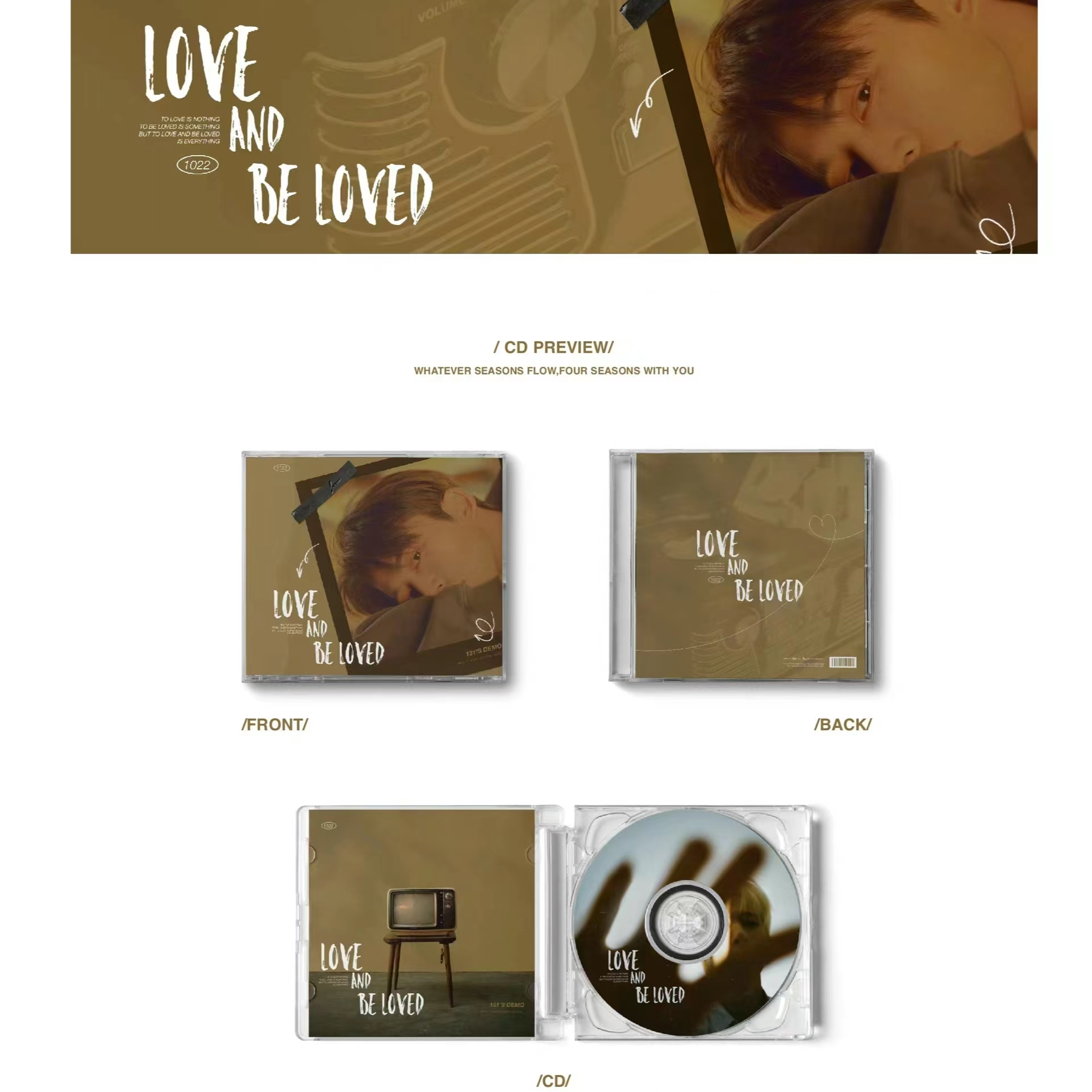 cn.ktown4u.com : [全款概念CD特典Love or Loved Part.1运回] B.I