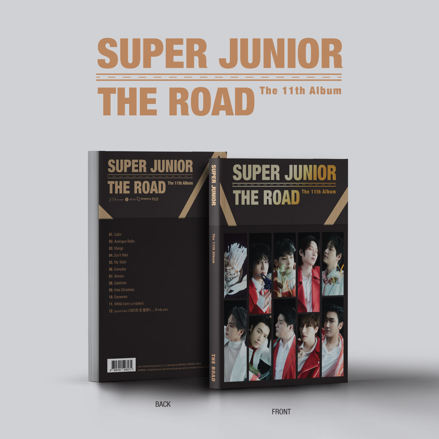 cn.ktown4u.com : [拆卡专] SUPER JUNIOR - The 11th Album [The Road