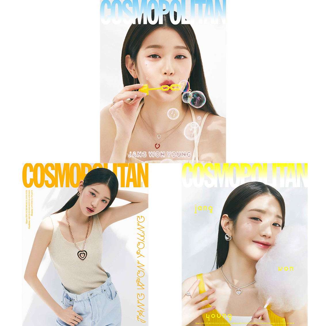 [全款 裸专] COSMOPOLITAN 2023.07  (封面：Jang Won Young / 内页 : Jang Won Young 8p)_张元英中文首站