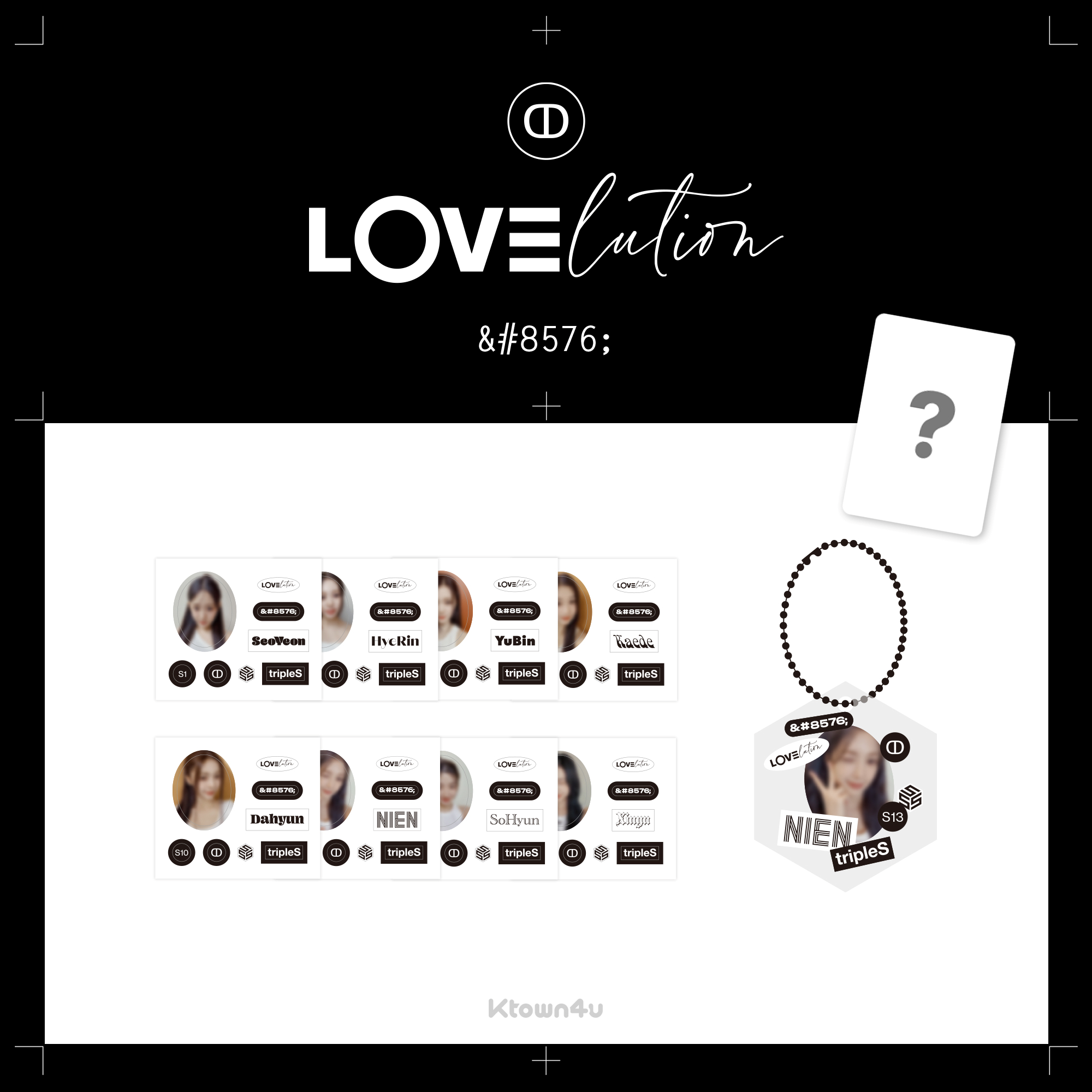 [全款] tripleS - KEYRING DECO SET [LOVElution]_tripleS_Energetic