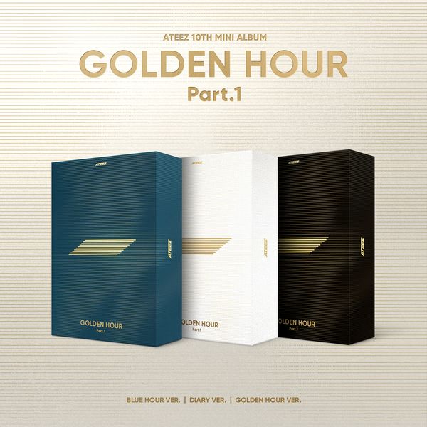 [全款 裸专] ATEEZ - 10th Mini Album [GOLDEN HOUR : Part.1]_ATEEZ中文首站