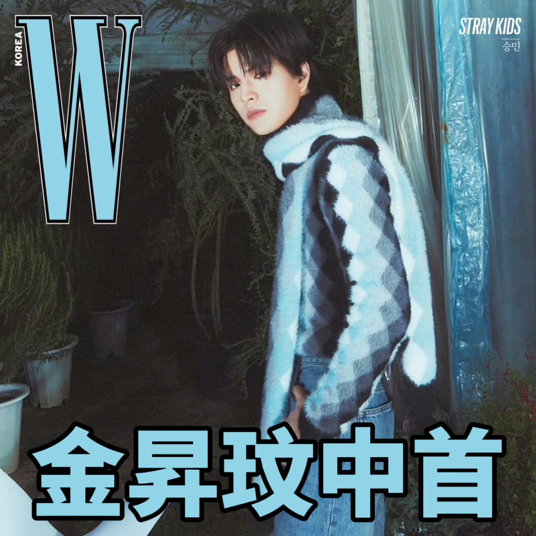 [全款] W Volume 6 2024.06(封面 : Stray Kids : SEUNGMIN) _SugarMill_金昇玟中文首站 