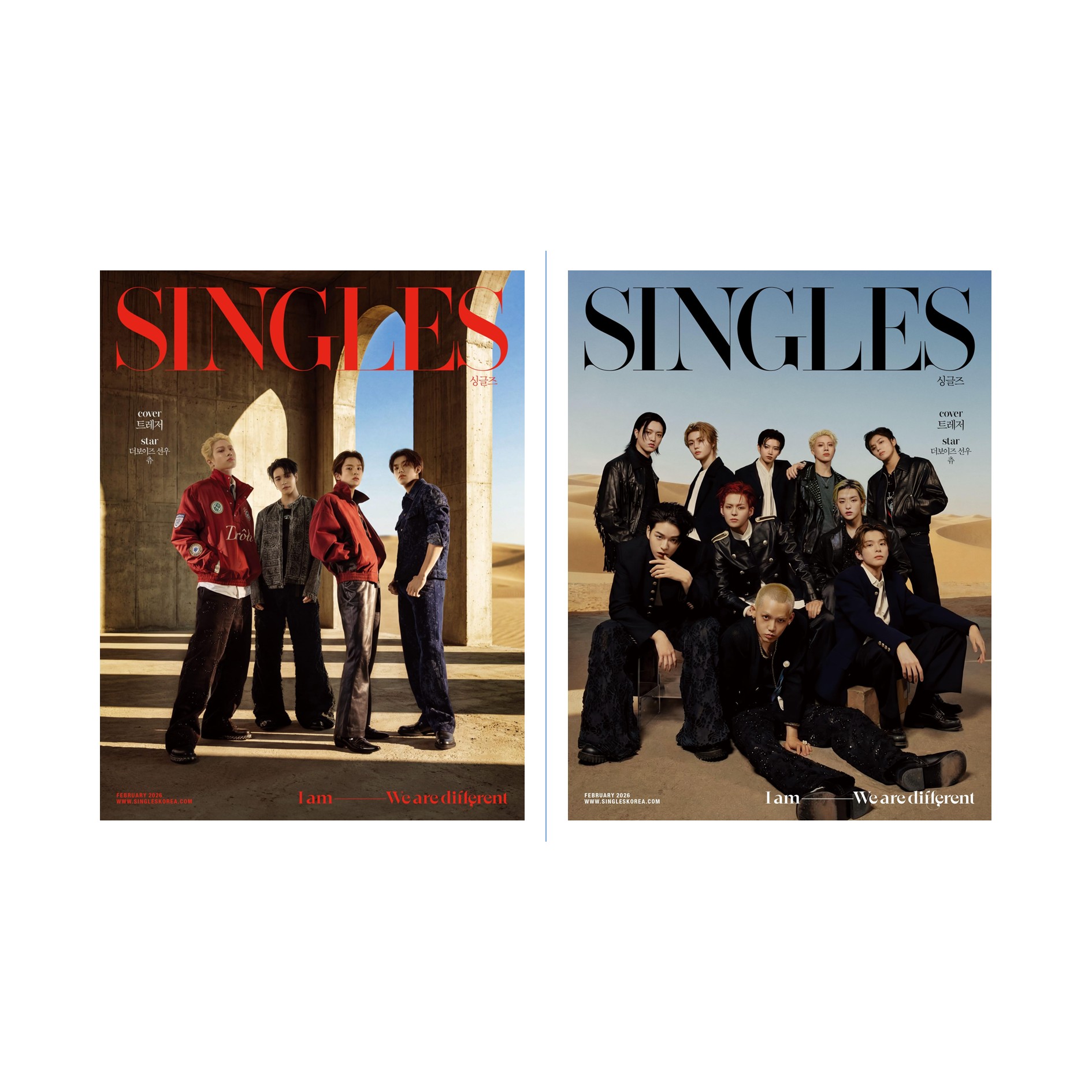 [全款] Singles 2026.02 (封面 : TREASURE) _朴炡禹中文首站