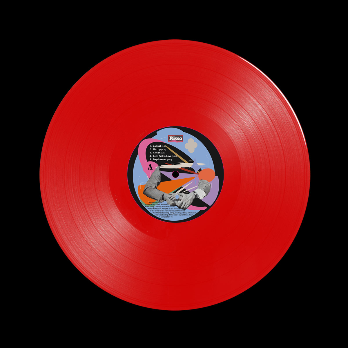 cn.ktown4u.com : Risso - [pat pat] (180g, Red Color LP+CD)